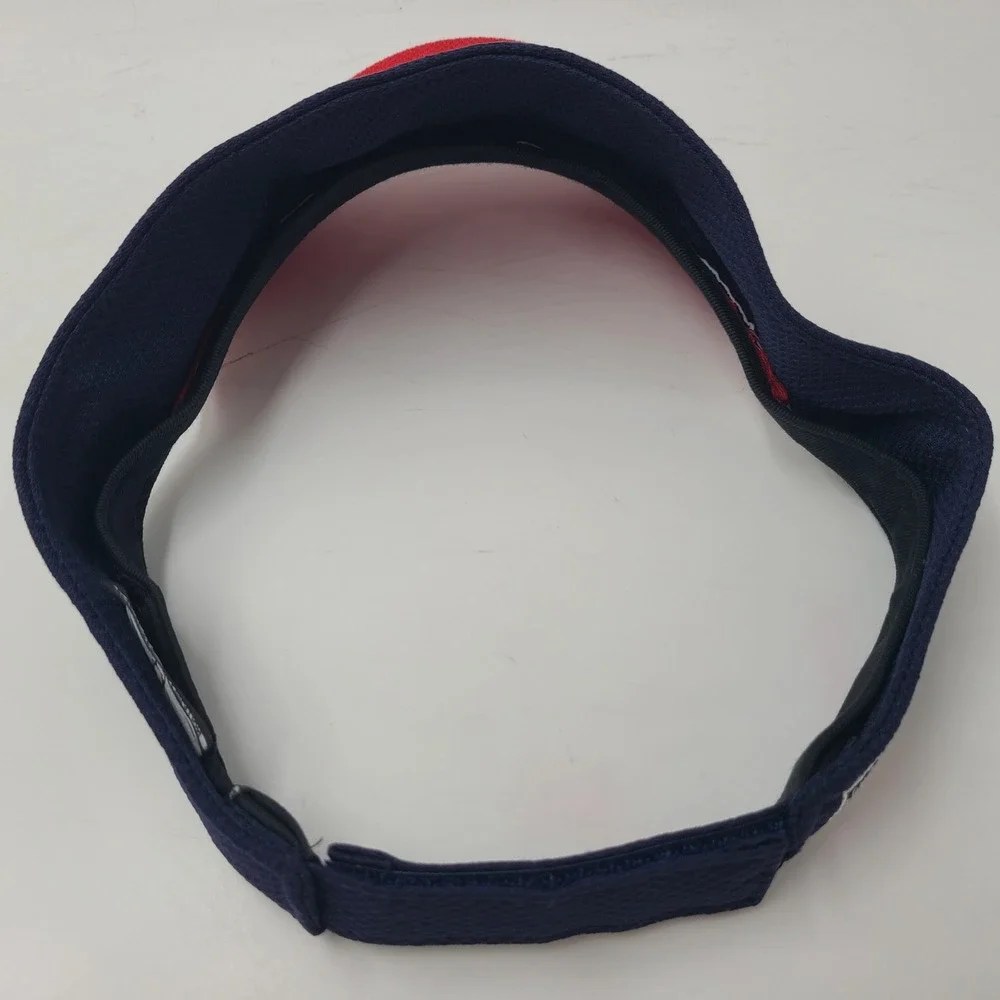 AJGA Visor Hat Adjustable New Era Blue Red Golf American Flag USA Logo Men
